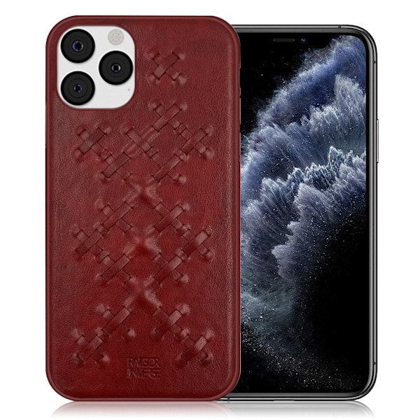 Raigor Inverse WEAVE-skydd för iPhone 11 Pro - Röd Röd