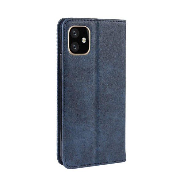 Bofink Vintage iPhone 12 Pro Max læderetui - Blå Blue