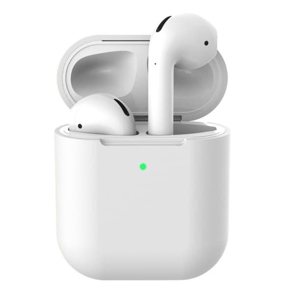 Apple Airpods silikonfodral till laddningsetui - Vit Vit