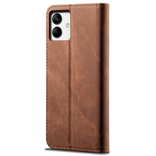 Jeans Samsung Galaxy A04 Flippetui - Kaffe Brown