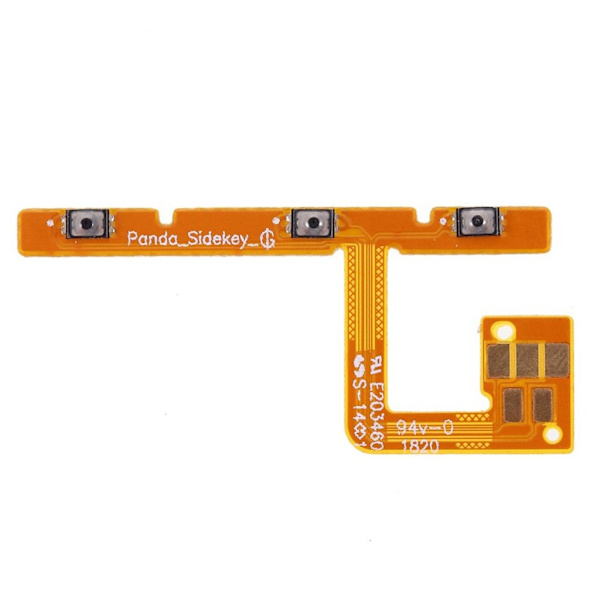 Nokia 5.1 Plus OEM flexkabel til tænd/sluk- og lydstyrkeknapper Black