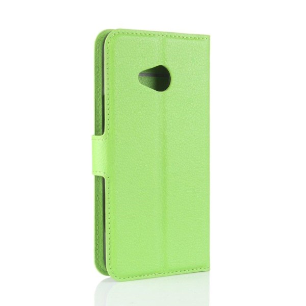 HTC U11 Life Läckert skinn fodral - Grön