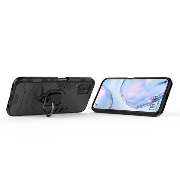Ring Guard etui - Huawei P40 Lite / Nova 6 SE - Sort Black