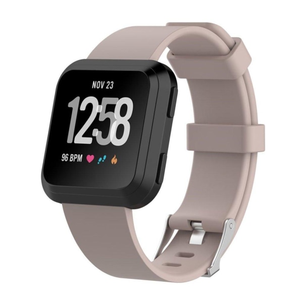 Fitbit Versa klockarmband TPE mjuk slitagetålig träningsklocka m Brun