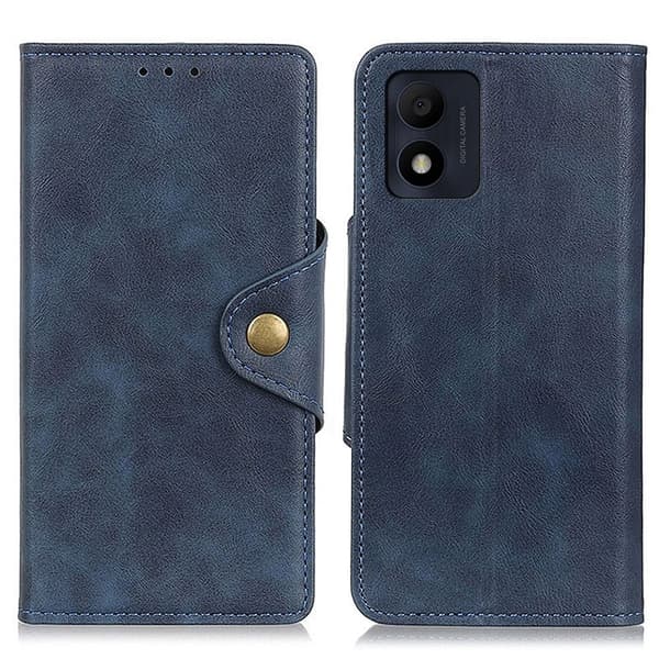 Alpha Alcatel 1B (2022) flip etui i lær - Blå Blue