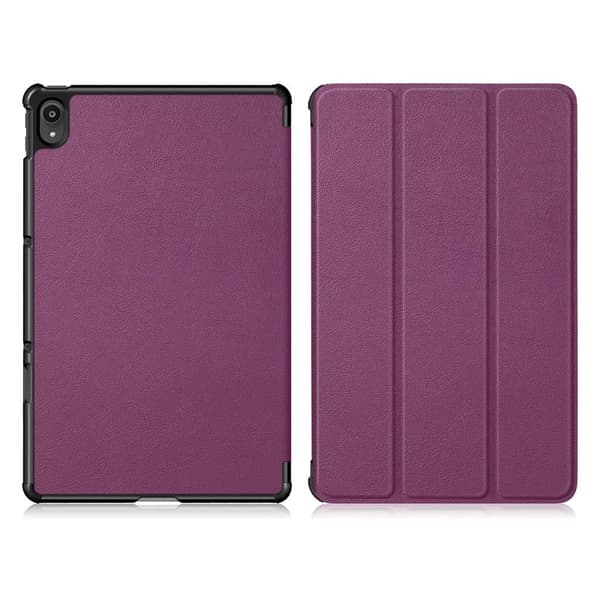 Lenovo Tab P11 Trippelt Lær Flippetui - Lilla Purple