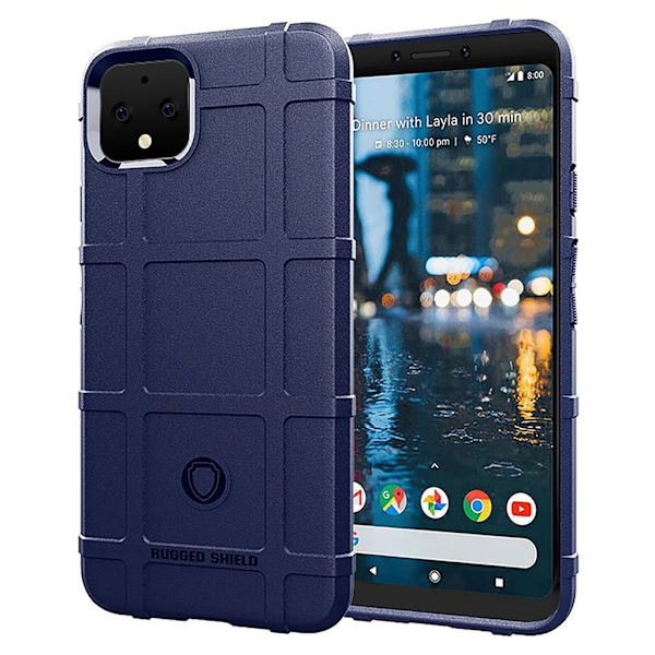 Rugged Shield Google Pixel 4 XL skal - Blå Blå