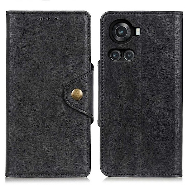 Alpha läder OnePlus 10R / OnePlus Ace fodral - Svart Svart