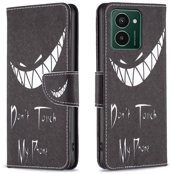 Wonderland HMD Pulse Plus flip-etui - Ikke Rør Telefonen Min Black