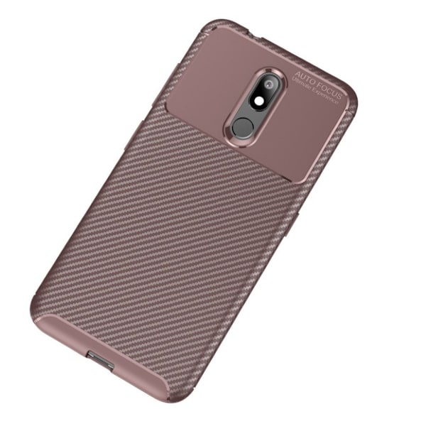 Carbon Shield Nokia 3.2 skal - Brun Brun