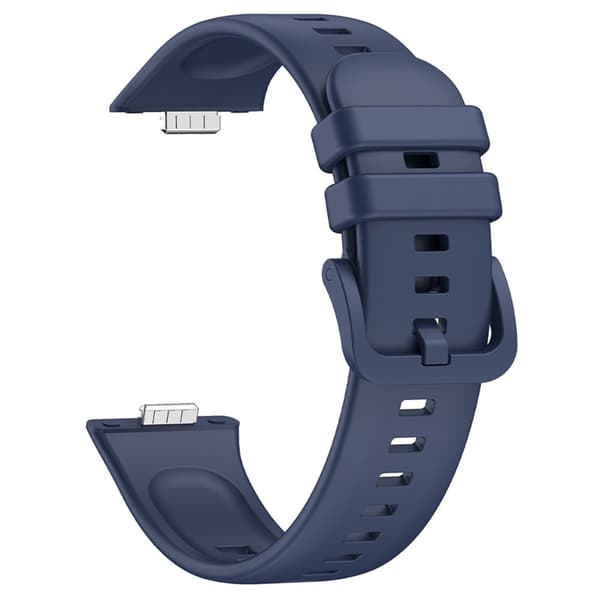 Huawei Watch Fit 3 udskiftningsurremmeblød silikoneurrem - Blå Blue