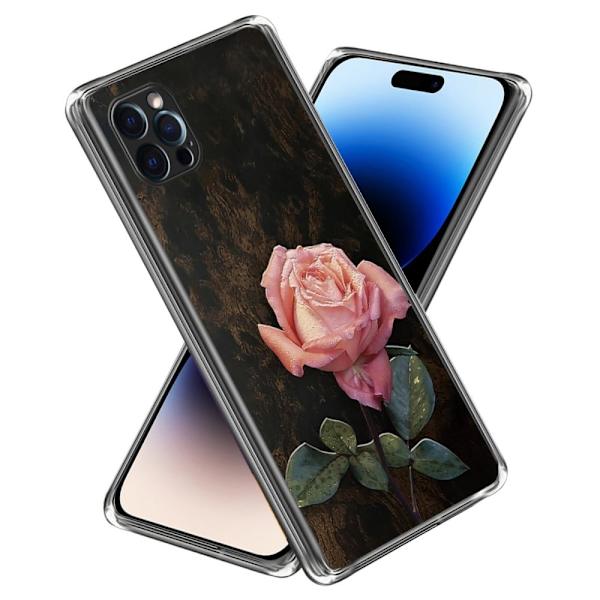 Deco iPhone 14 Pro Max skal - Ros Rosa