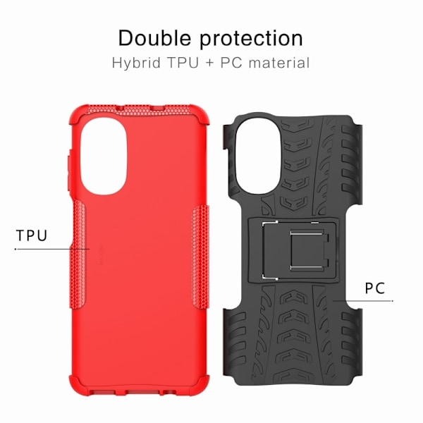 Offroad Motorola Moto G82 / Motorola Moto G52 kotelot - Violetti Purple