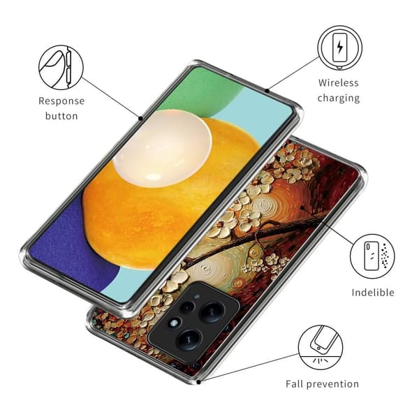 Deco Xiaomi Redmi Note 12 skal - Blomma Brun