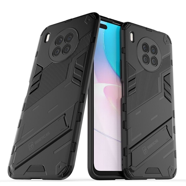 Shockproof Hybrid Suojakuori With A Modern Touch For Honor 50 Lite / Huawei Nova 8i - Musta Black