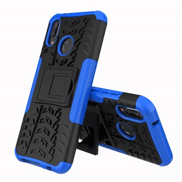 Huawei P20 Lite anti-slip TPU hybrid etui - blå Blue