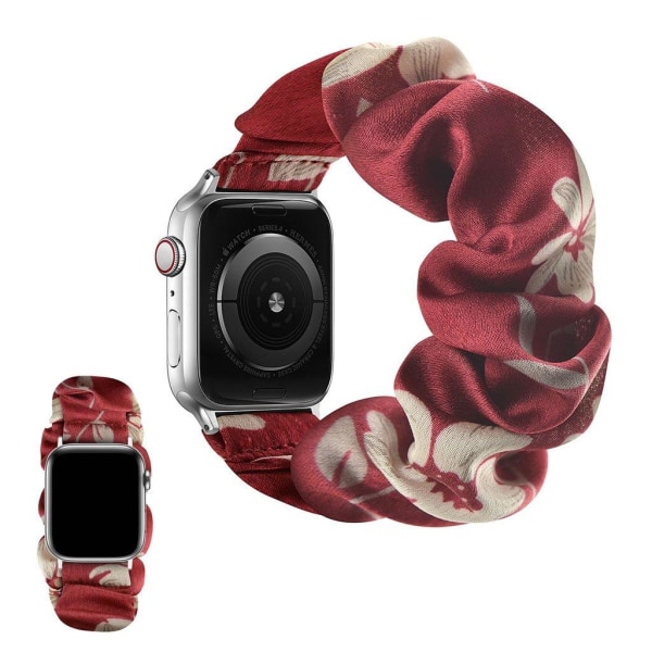 Apple Watch 42mm - 44mm elastic hairband style watch strap - Sat multifärg