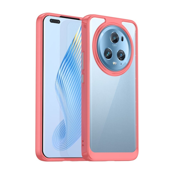 Honor Magic5 Pro smart akryl cover - Rød Red