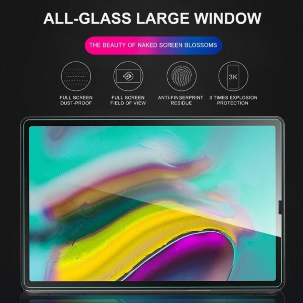 Samsung Galaxy Tab S5e tempereret glas skærmbeskytter Transparent