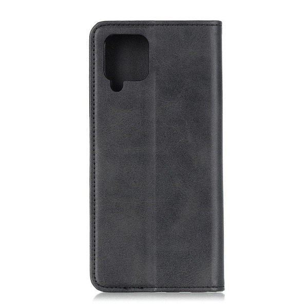 Wallet-style ægte Læder Flipcase til Samsung Galaxy A42 5G - Sort Black