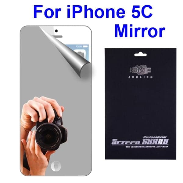 Mirror iPhone 5C flip-etui - Sølv/Grå Silver grey