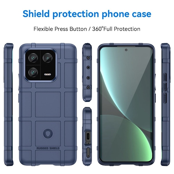 Rugged Shield Xiaomi 13 Pro skal - Blå Blå