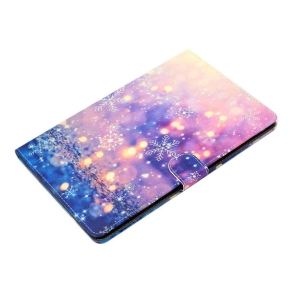 Samsung Galaxy Tab S5e pattern leather case - Light and Snowflak Multicolor