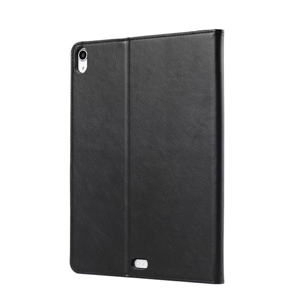 iPad Pro 11 inch (2018) plånboks skyddsfodral av mjukt syntetläder - Svart Svart