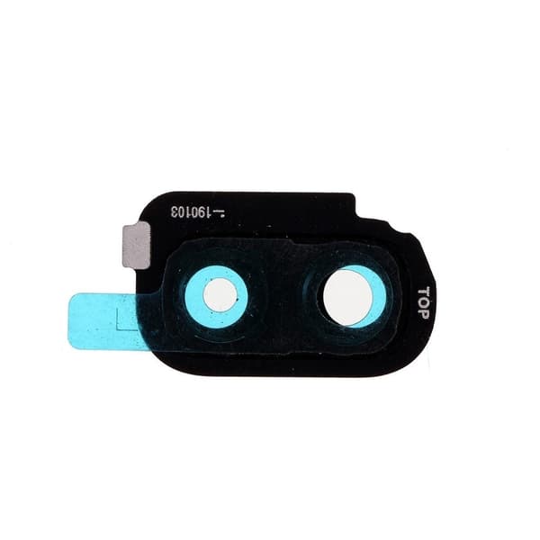 Samsung Galaxy M10 / M20 OEM bageste kameralinse ringdæksel - Sort Black