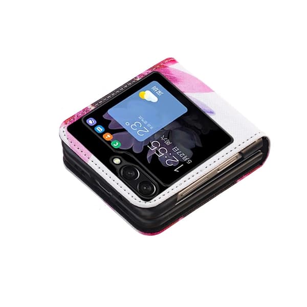 Wonderland Samsung Galaxy Z Flip5 fodral -Solros Rosa
