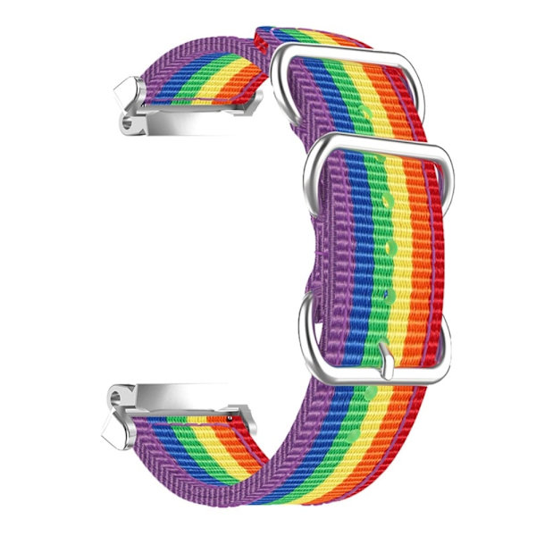 Amazfit T-Rex 2 nylon urrem - Regnbue Multicolor