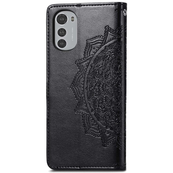 Mandala Motorola Moto E32 Flip Etui - Sort Black