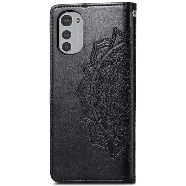 Mandala Motorola Moto E32 Flippetui - Svart Black