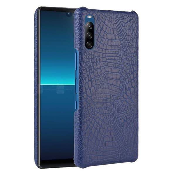 Croco veske - Sony Xperia L4 - Mørk blå Blue