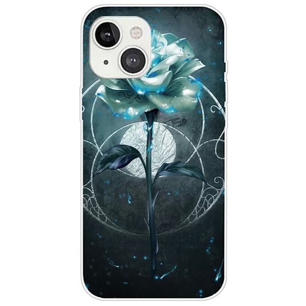 Deco iPhone 14 kotelot - Kukka Blue