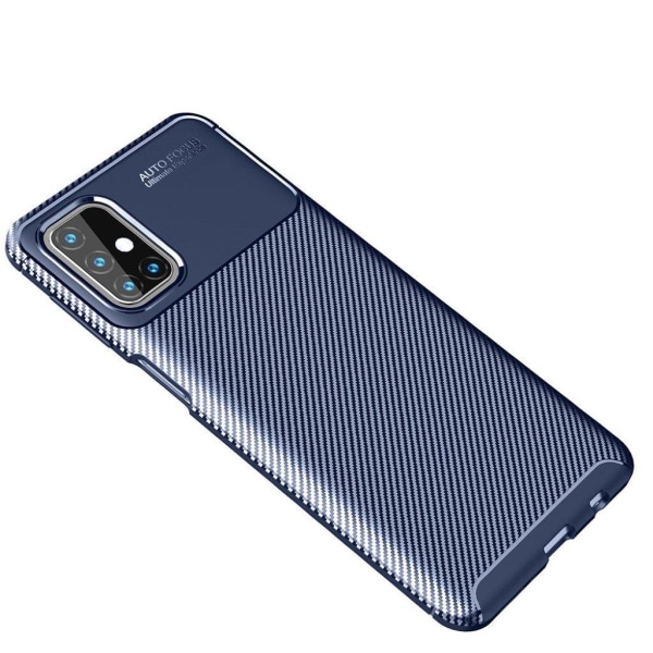 Carbon Shield Samsung Galaxy M31s cover - Blå Blue