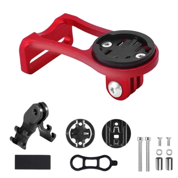 Bicycle action camera mount holder - Red Red