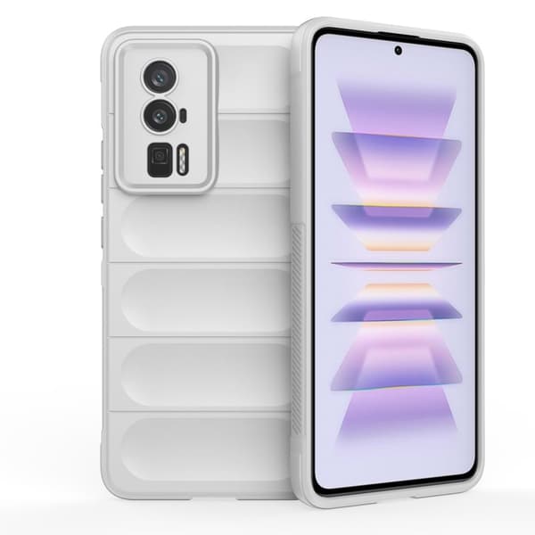 Blødt grebsformet cover til Xiaomi Redmi K60 / Xiaomi Redmi K60 Pro - Hvid White