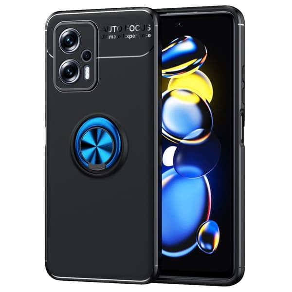 Ringo Xiaomi Poco X4 GT / Xiaomi Redmi Note 11T Pro Plus / Xiaomi Redmi Note 11T Pro skal - Blå Blå