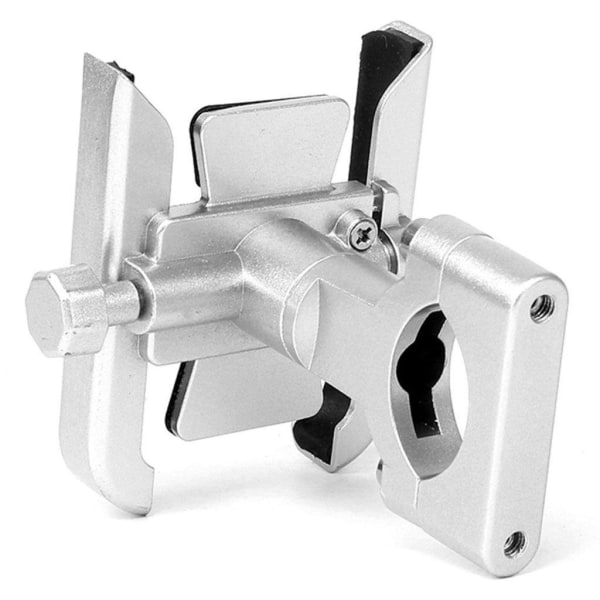 Universal motorcycle aluminum mount for 4-6.5inch phone - Silver Silver grey