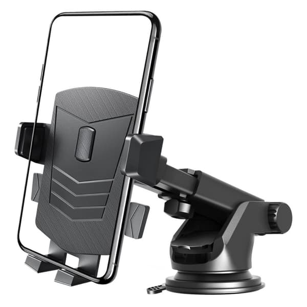 Universal 360 graders roterbar biltelefonholder - Rustningsstil Silver grey