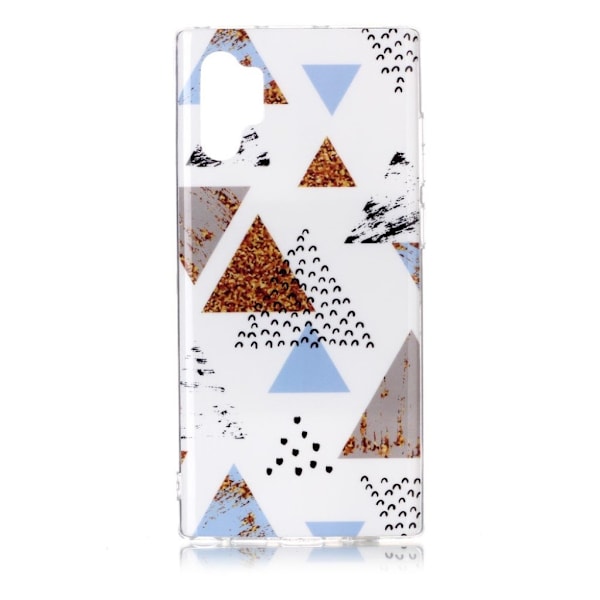 Marble Samsung Galaxy Note 10 Pro kuoret - Kolmiokuvio marmori Multicolor