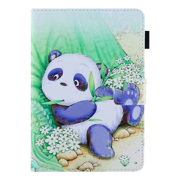 Amazon Kindle Paperwhite 5 (2021) coolt PU-läderfodral med mönsterutskrift - Söt Panda multifärg