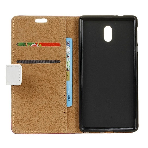 Samsung Galaxy J5 (2017) vintagetyylinen nahkakotelo - Saumaton ympyrä Multicolor