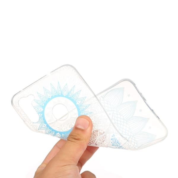 Deco Samsung Galaxy M11 Cover - Blå Mandala Blue