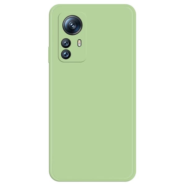 Avfasat gummerat anti-droppskydd för Xiaomi 12S Pro / 12 Pro - Grön Grön
