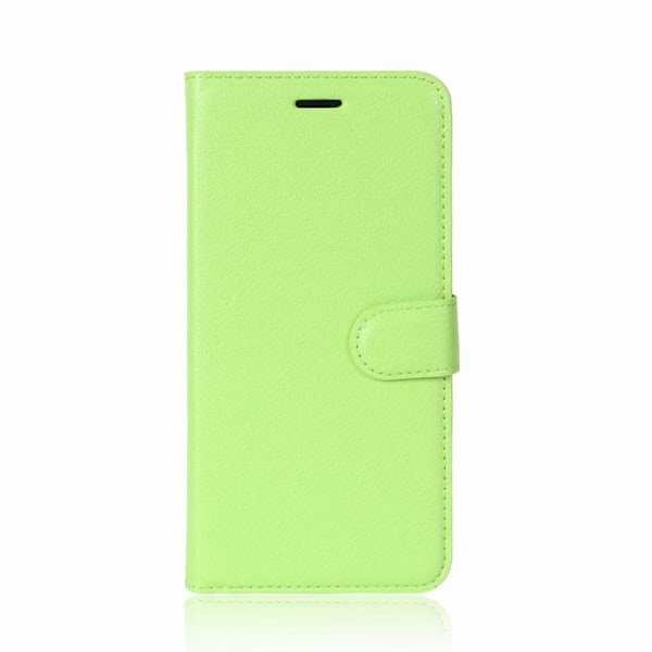 Huawei Mate 10 Lite Enfärgat skinn fodral - Grön Grön