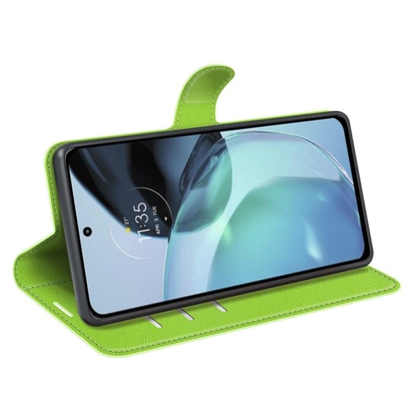 Classic Motorola Moto G72 Läppäkotelo - Vihreä Green