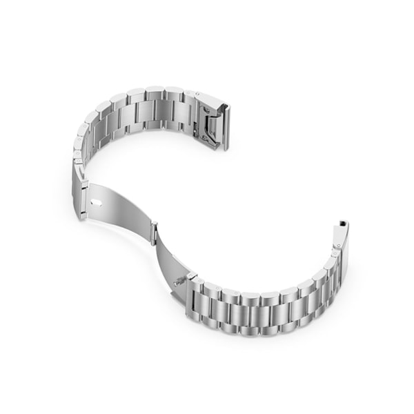 Kolme helmiä 304 ruostumattomasta teräksestä Garmin-kelloon - Hopea Silver grey