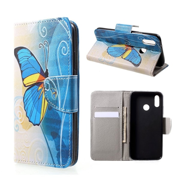 Butterfly läder Huawei P20 Lite fodral - Flerfärgad multifärg